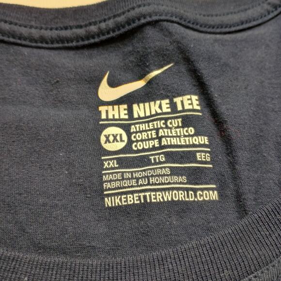 Nike Athletic Cut Women’s Just Do It Tee XXL Navy - Picture 5 of 6